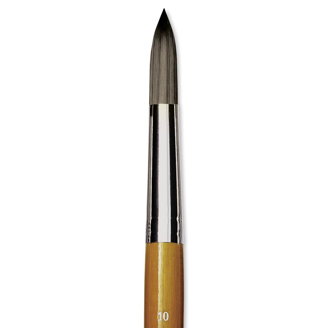 Open in modal - Isabey Isacryl Brush - Round, Long Handle, Size 10