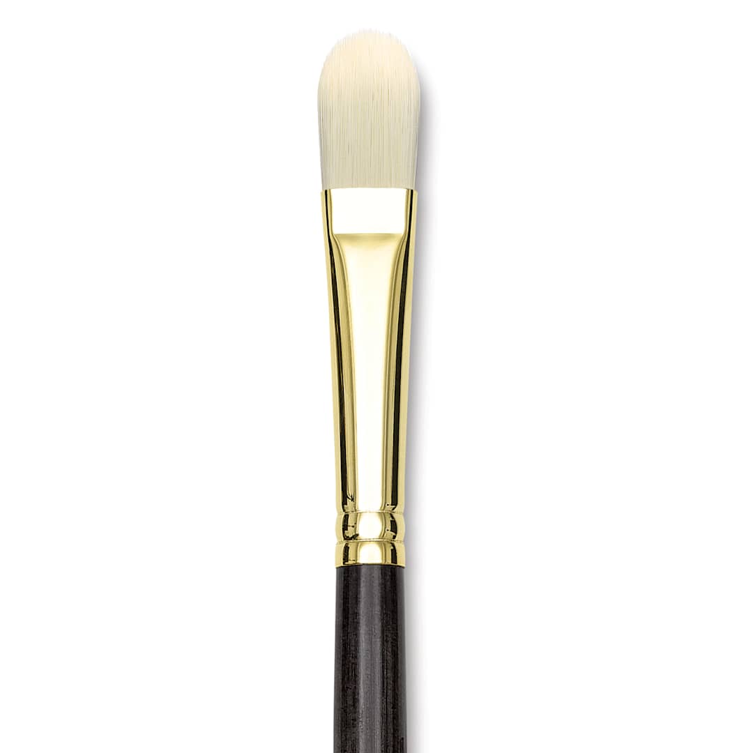 Open in modal - Princeton Series 6300 Dakota Synthetic Bristle Brush - Filbert, Long Handle, Size 8