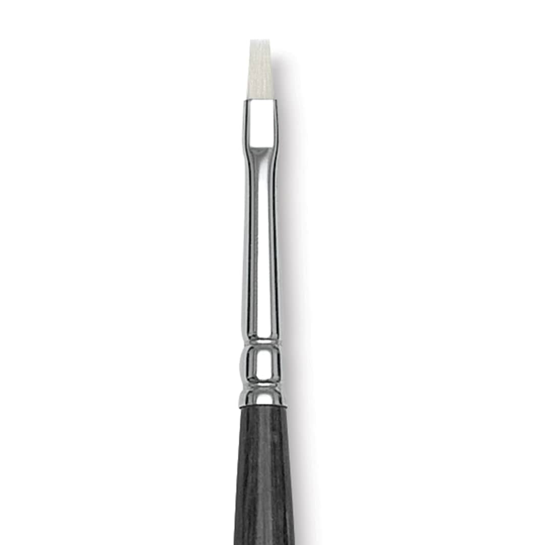 Open in modal - Blick Studio Synthetic Brush - Bright, Long Handle, Size 2, close-up