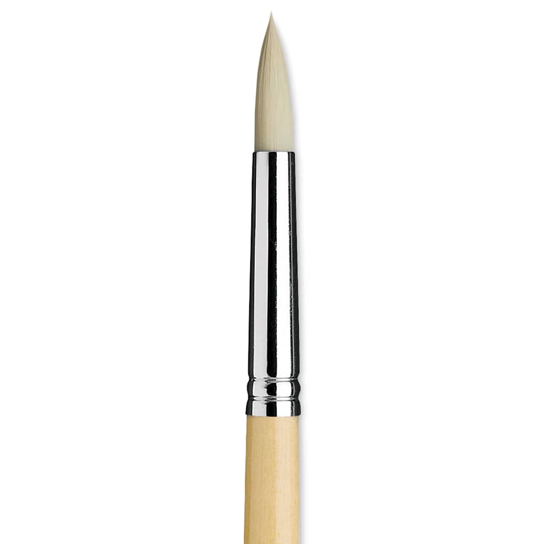 Open in modal - Da Vinci Top Acryl Synthetic Brush - Round, Long Handle, Size 10