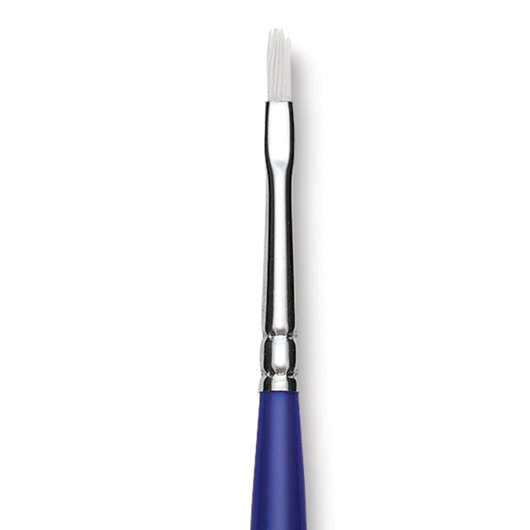 Open in modal - Blick Scholastic Wonder White Brush - Flat, Long Handle, Size 1 close up