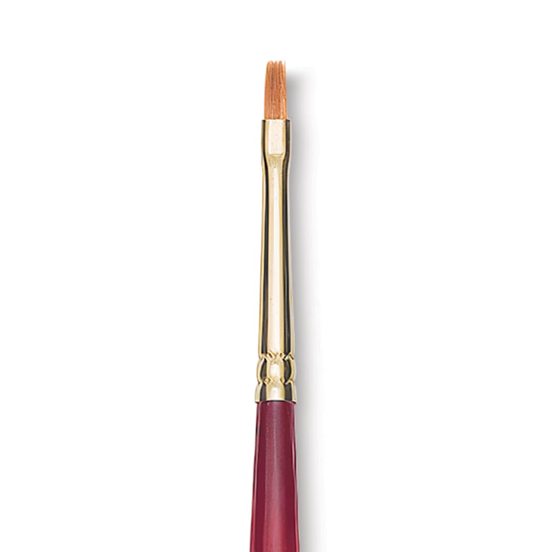 Open in modal - Princeton Synthetic Sable Brush - Bright, Long Handle, Size 1