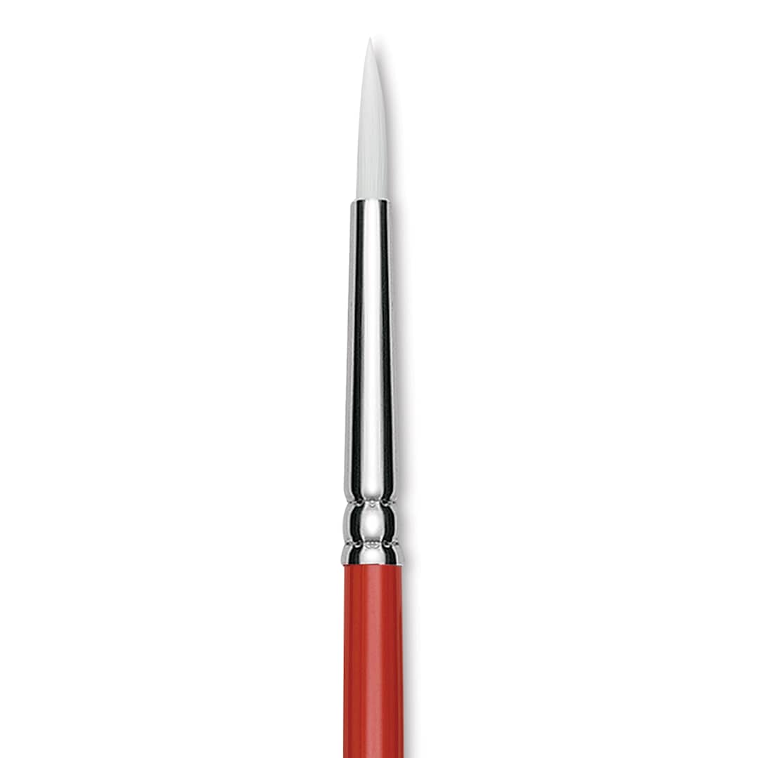 Open in modal - Winsor & Newton University Brush - Round, Long Handle, Size 4