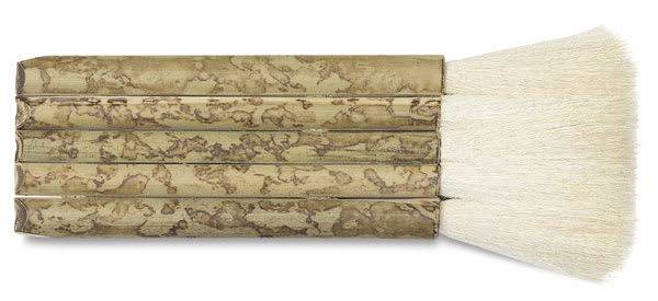 Open in modal - Yasutomo Hake Brush - 1 1/2" Hake Brush shown horizontally