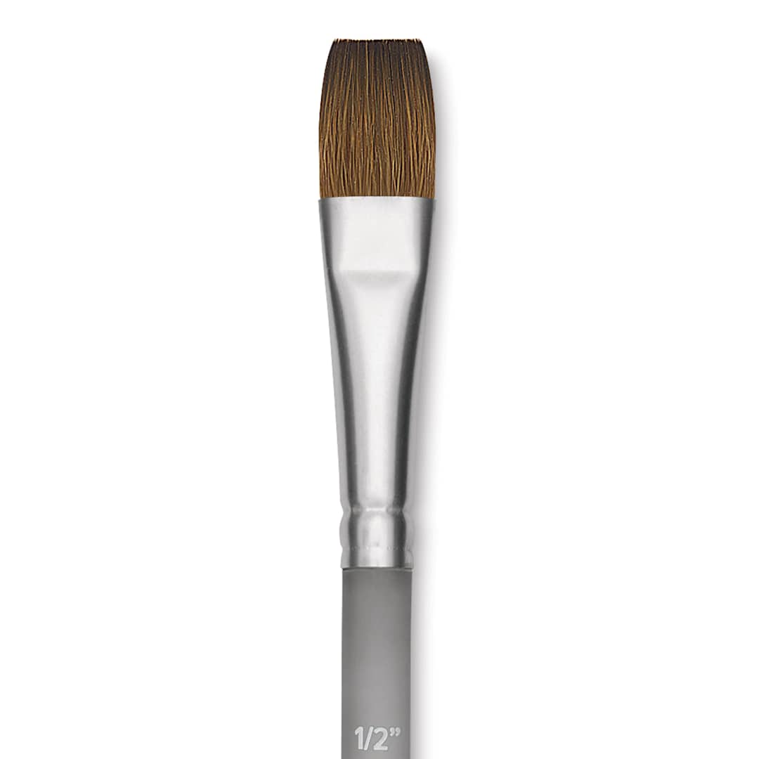 Open in modal - Princeton Aqua Elite Series 4850 Synthetic Brush- Wash, Size 1/2", Short Handle, close up