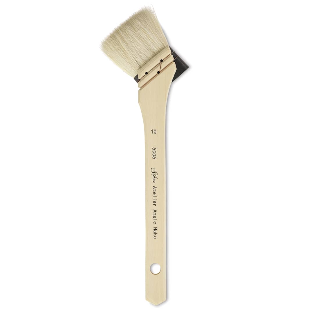 Open in modal - Silver Brush Atelier Angle Hake Brush - Size 10