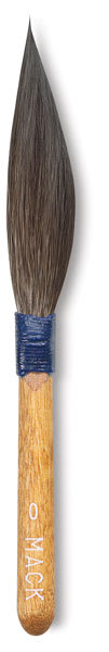 Open in modal - Mack Sword Striping Brush - Size 0 Sword Striping Brush shown vertically
