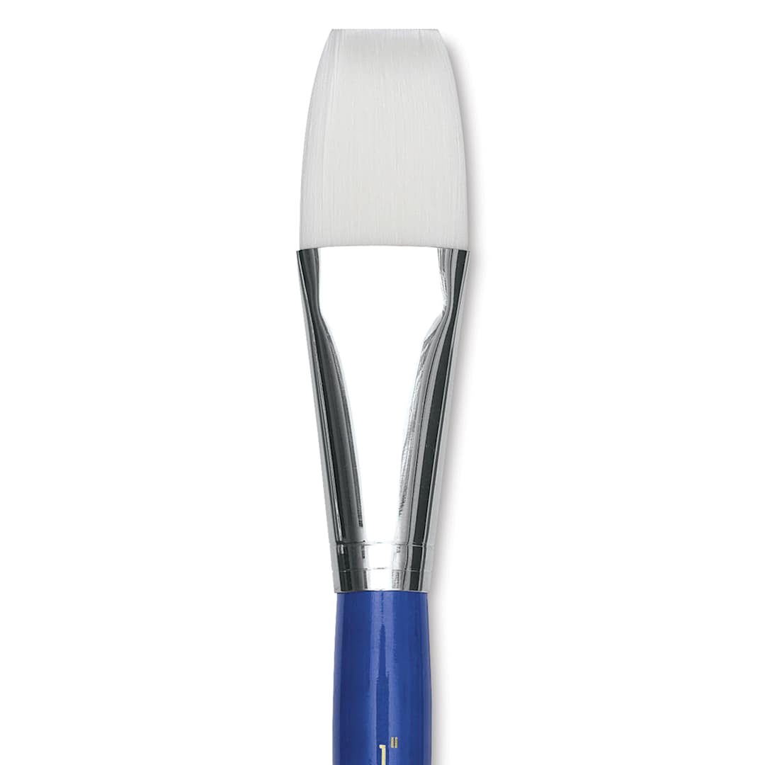 Open in modal - Blick Scholastic Wonder White Brush - One-Stroke, 1", close up