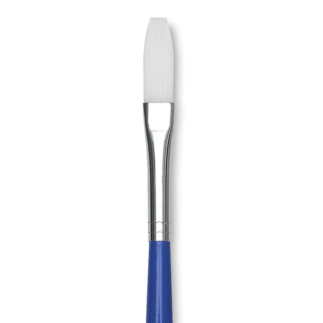 Open in modal - Blick Scholastic Wonder White Brush - One-Stroke, 1/4", close up