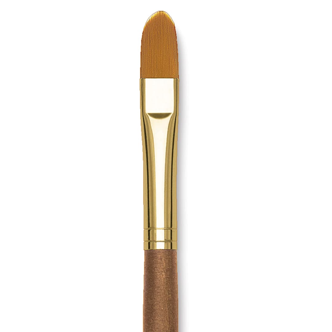 Open in modal - Blick Studio Decorative Brush - Filbert, Short Handle, Size 10 close up