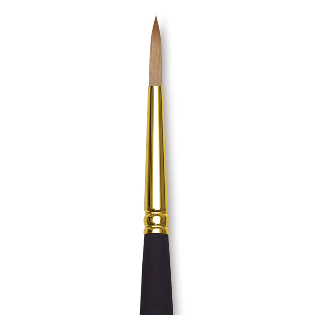 Open in modal - Princeton Mini Brush - Round, Mini Handle, Size 4, close-up