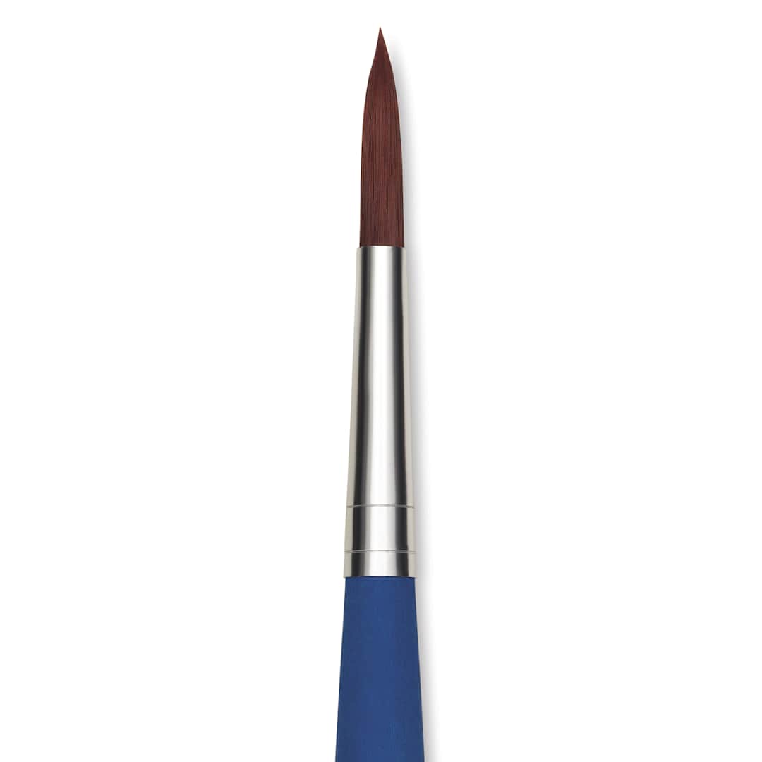 Open in modal - Da Vinci Forte Basic Synthetic Brush - Round, Short Handle, Size 12, close-up