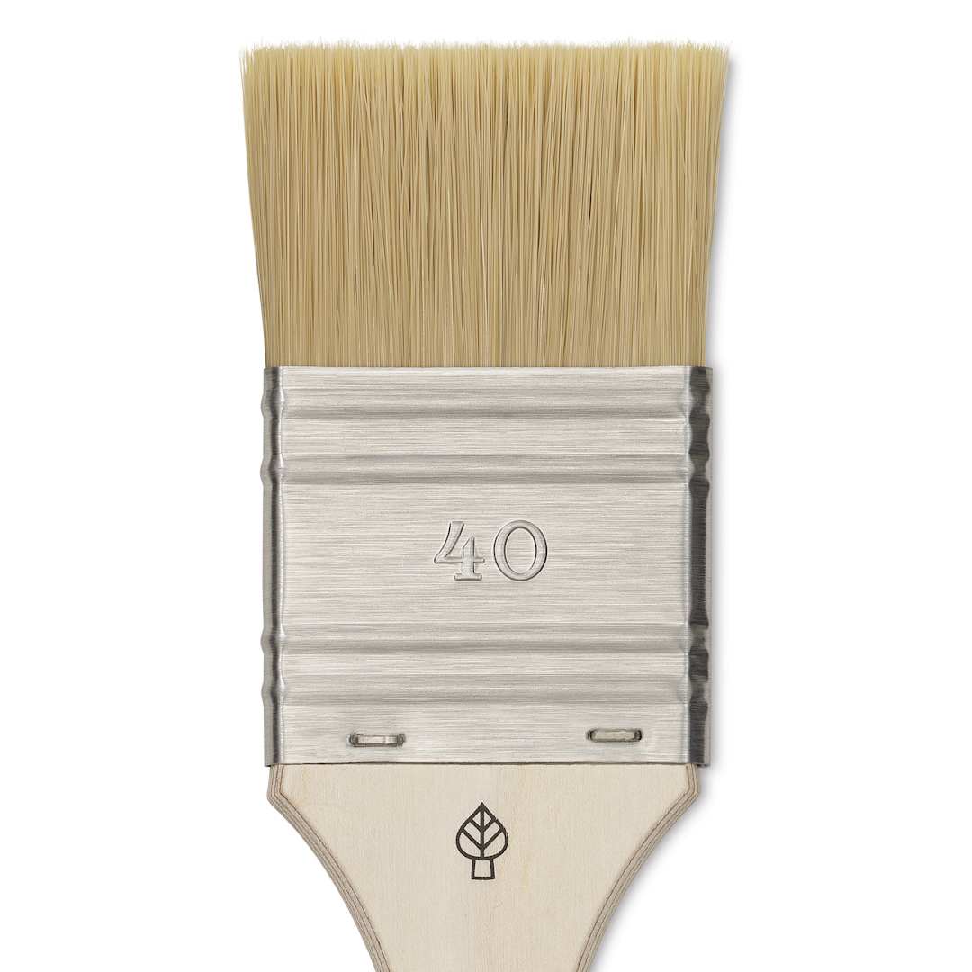 Open in modal - Da Vinci Synthetic Bristle Mottler Brushes - 2429 Mottler, Size 40, close-up