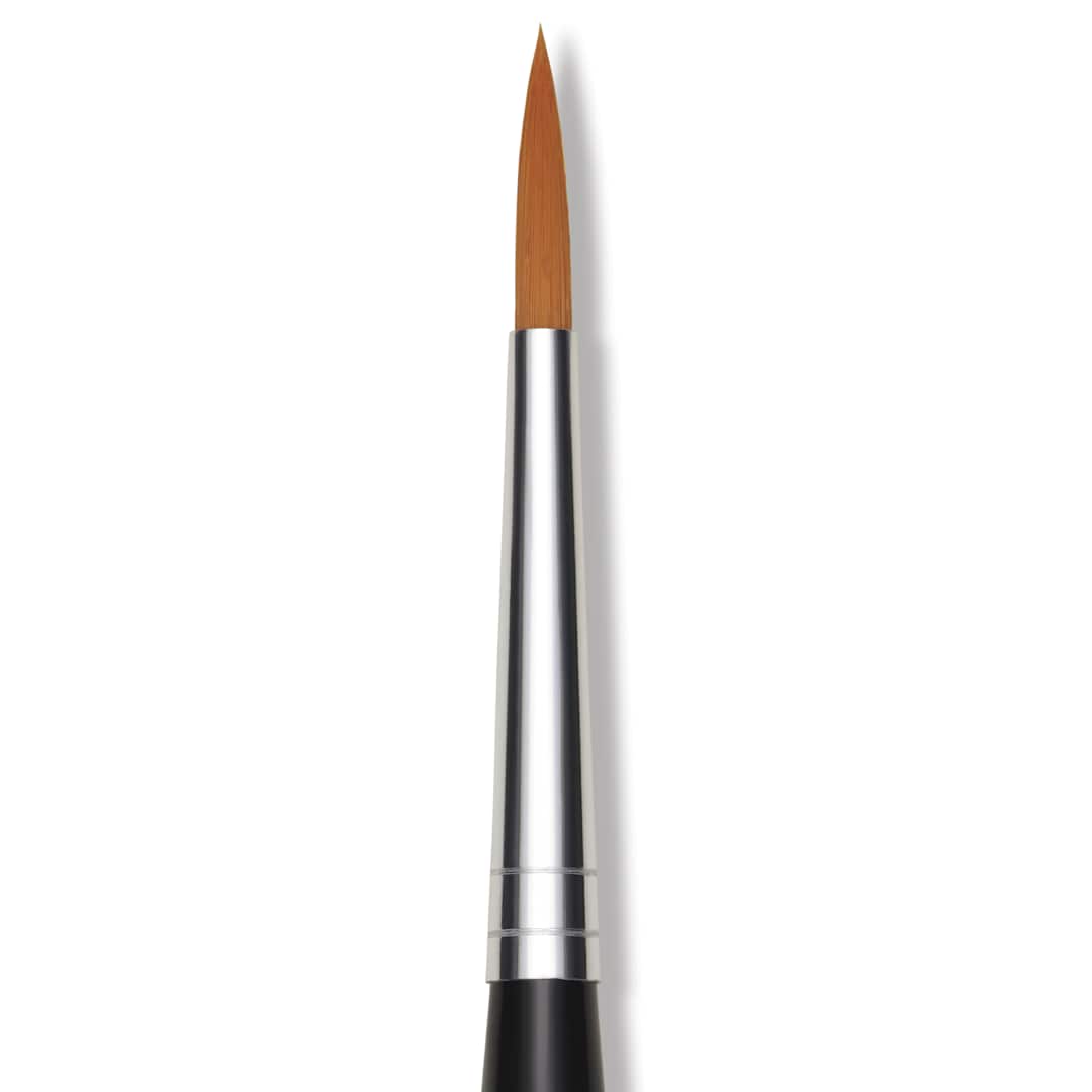 Open in modal - Da Vinci Nova XS Synthetic Brush - Round, Short Handle, Size 4, close-up