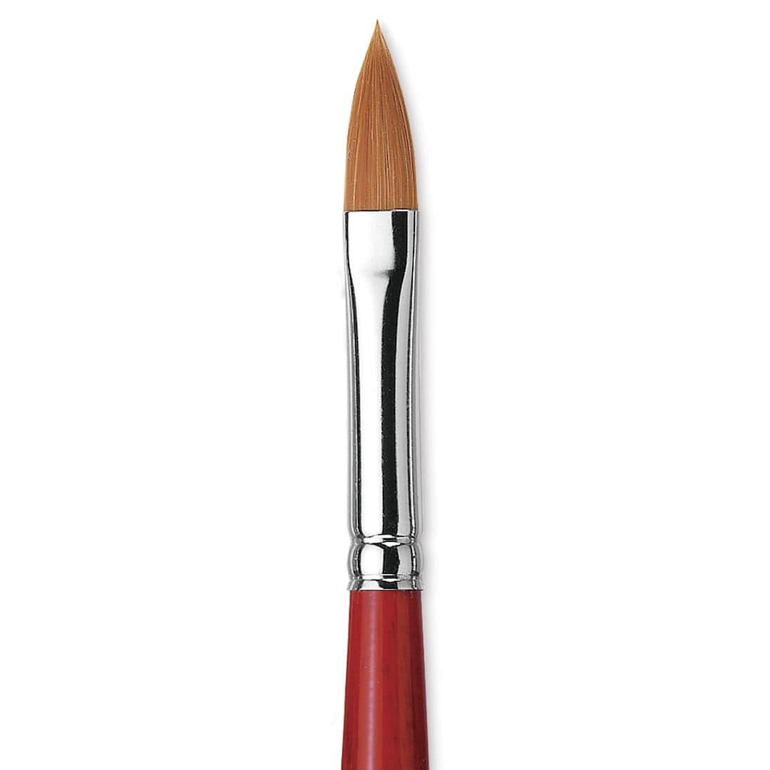 Open in modal - Da Vinci Cosmotop Spin Brush - Oval Wash, Short Handle, Size 10 close up