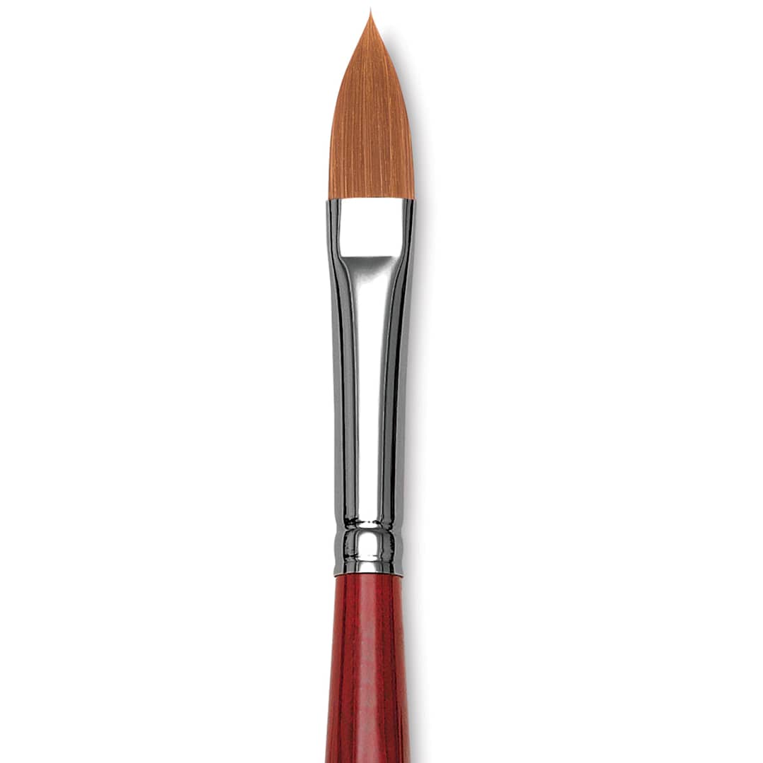 Open in modal - Da Vinci Cosmotop Spin Brush - Oval Wash, Short Handle, Size 12 close up