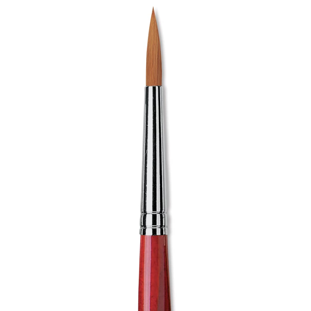 Open in modal - Da Vinci Cosmotop Spin Brush - Round, Short Handle, Size 6, close up