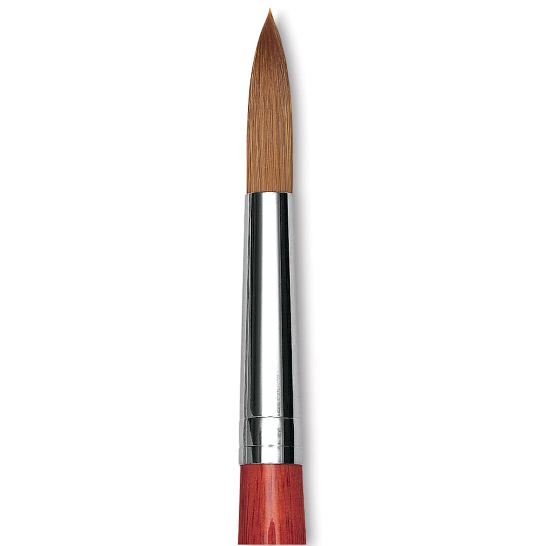 Open in modal - Da Vinci Cosmotop Spin Brush - Round, Short Handle, Size 14