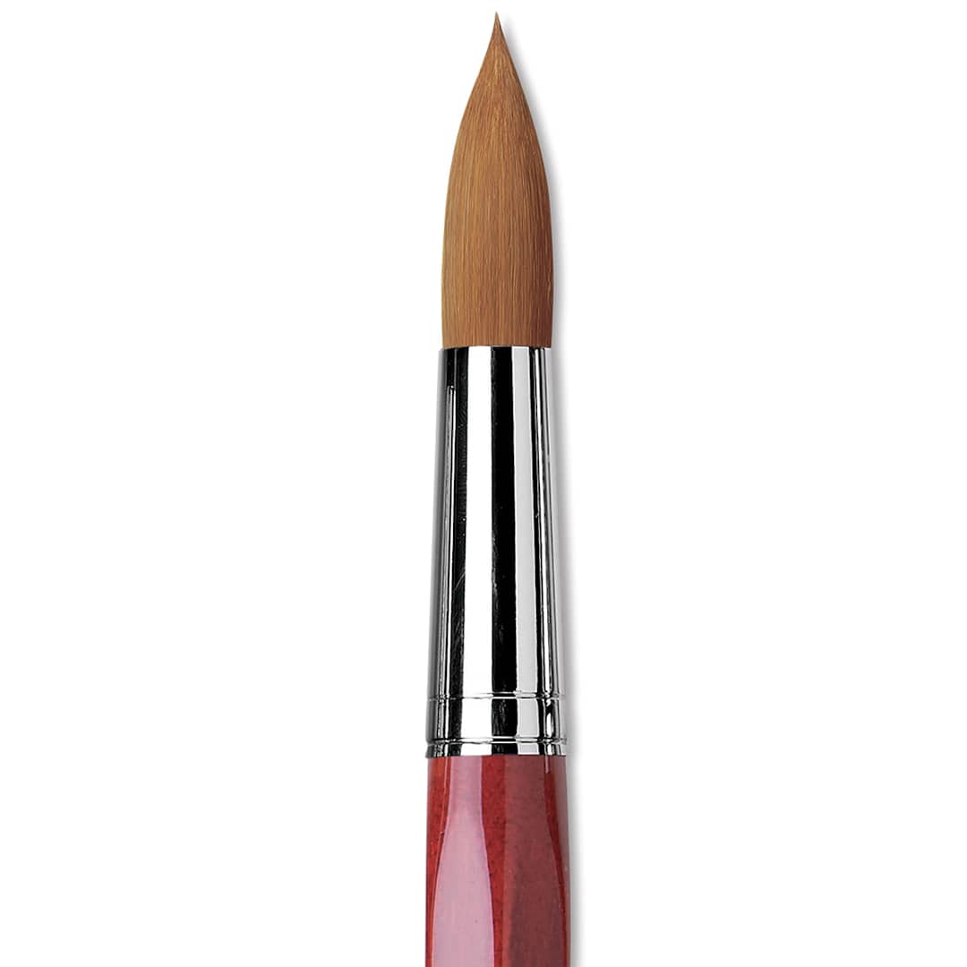 Open in modal - Da Vinci Cosmotop Spin Brush - Round, Short Handle, Size 30 close up