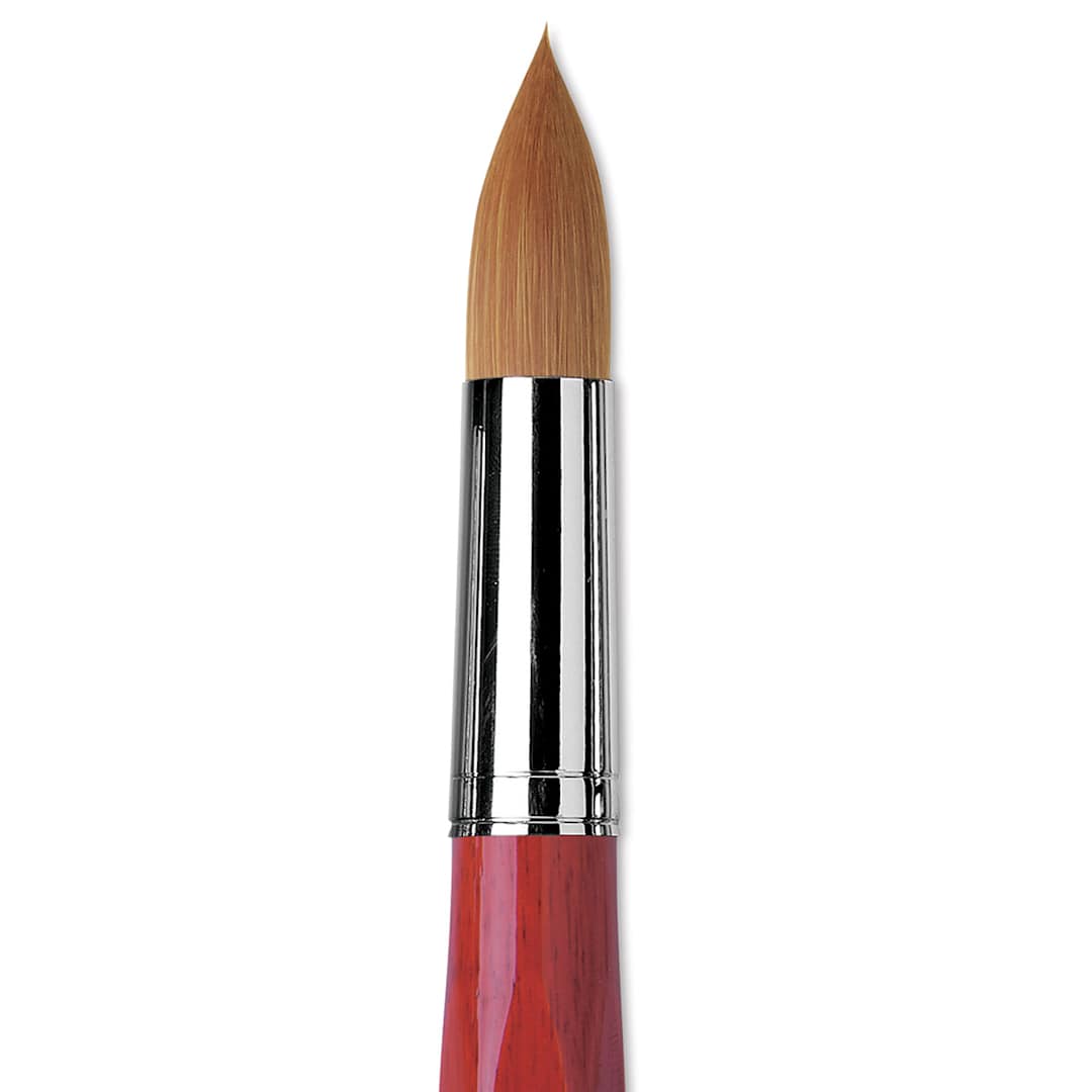 Open in modal - Da Vinci Cosmotop Spin Brush - Round, Short Handle, Size 40 close up