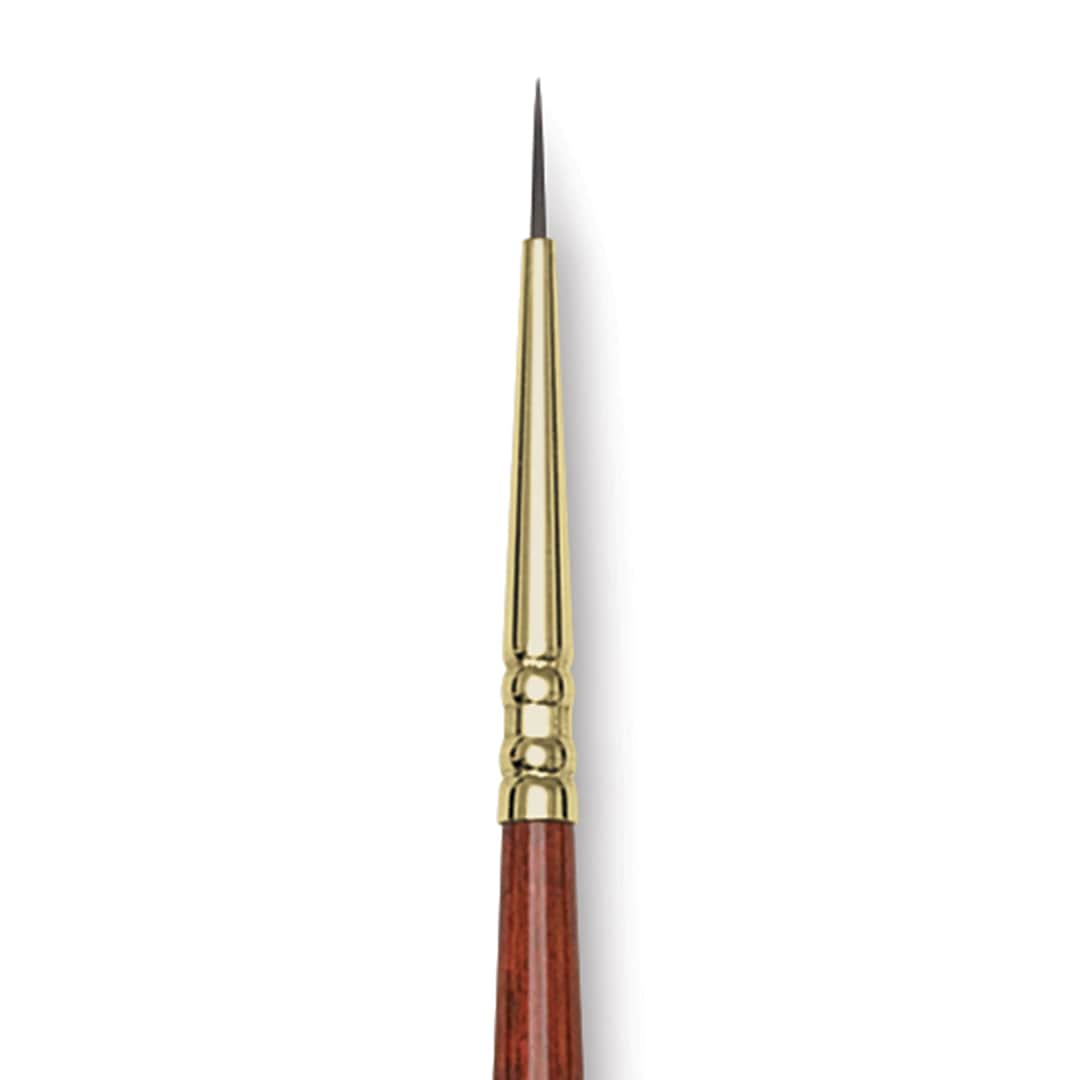 Open in modal - Blick Master Short Handle Synthetic Brush - Round, 2/0, close-up