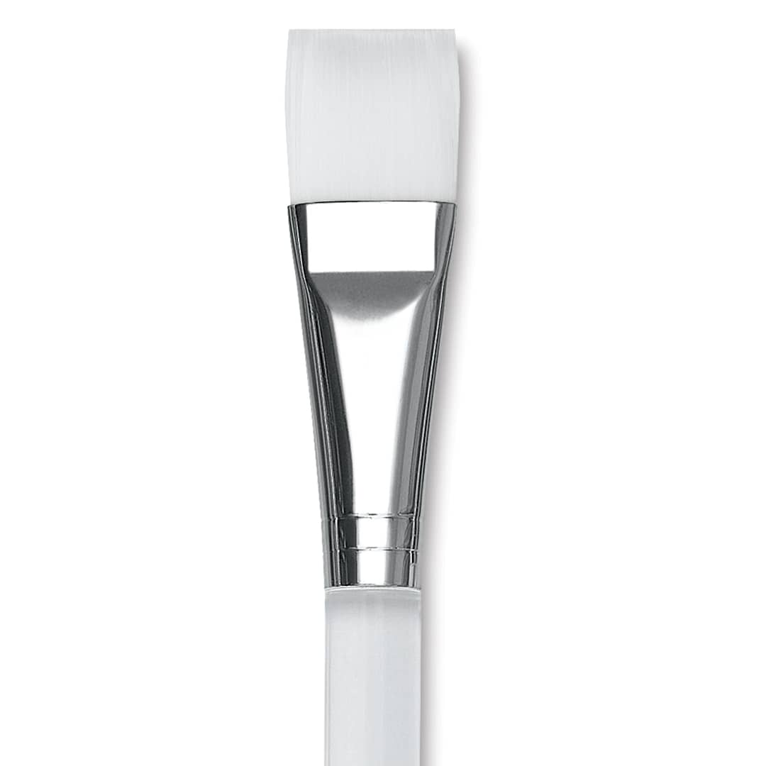 Open in modal - Blick Scholastic Wonder White Brush - Flat Foot, 3/4" close up