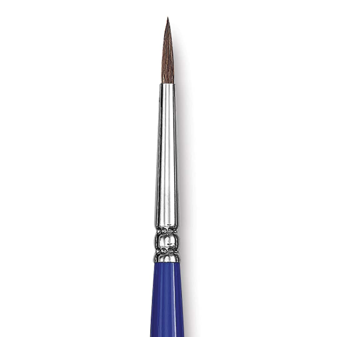 Open in modal - Blick Scholastic Pony Brush - Round, Short Handle, Size 1 close up