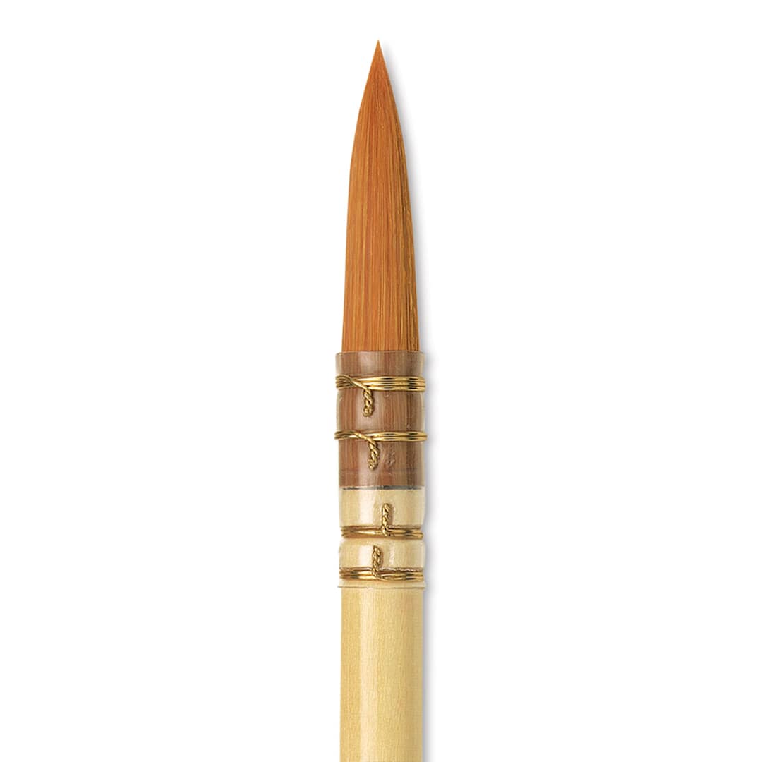 Open in modal - Da Vinci Cosmotop Spin Brush - Quill, Short Handle, Size 3 close up
