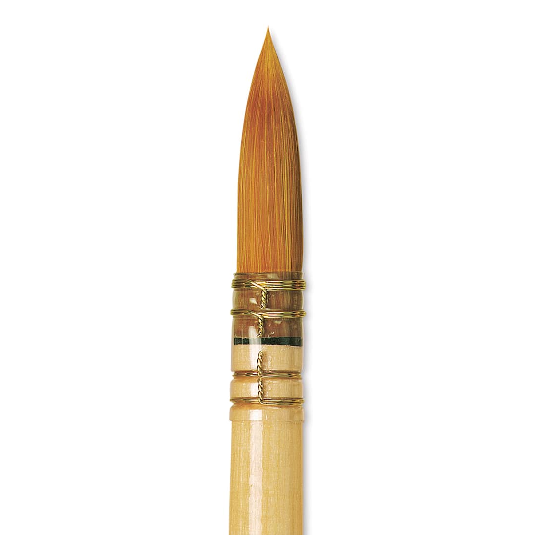 Open in modal - Da Vinci Cosmotop Spin Brush - Quill, Short Handle, Size 5 close up