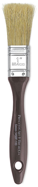 Open in modal - Princeton Natural Bristle Gesso Series 5450 Brush - 1" width shown