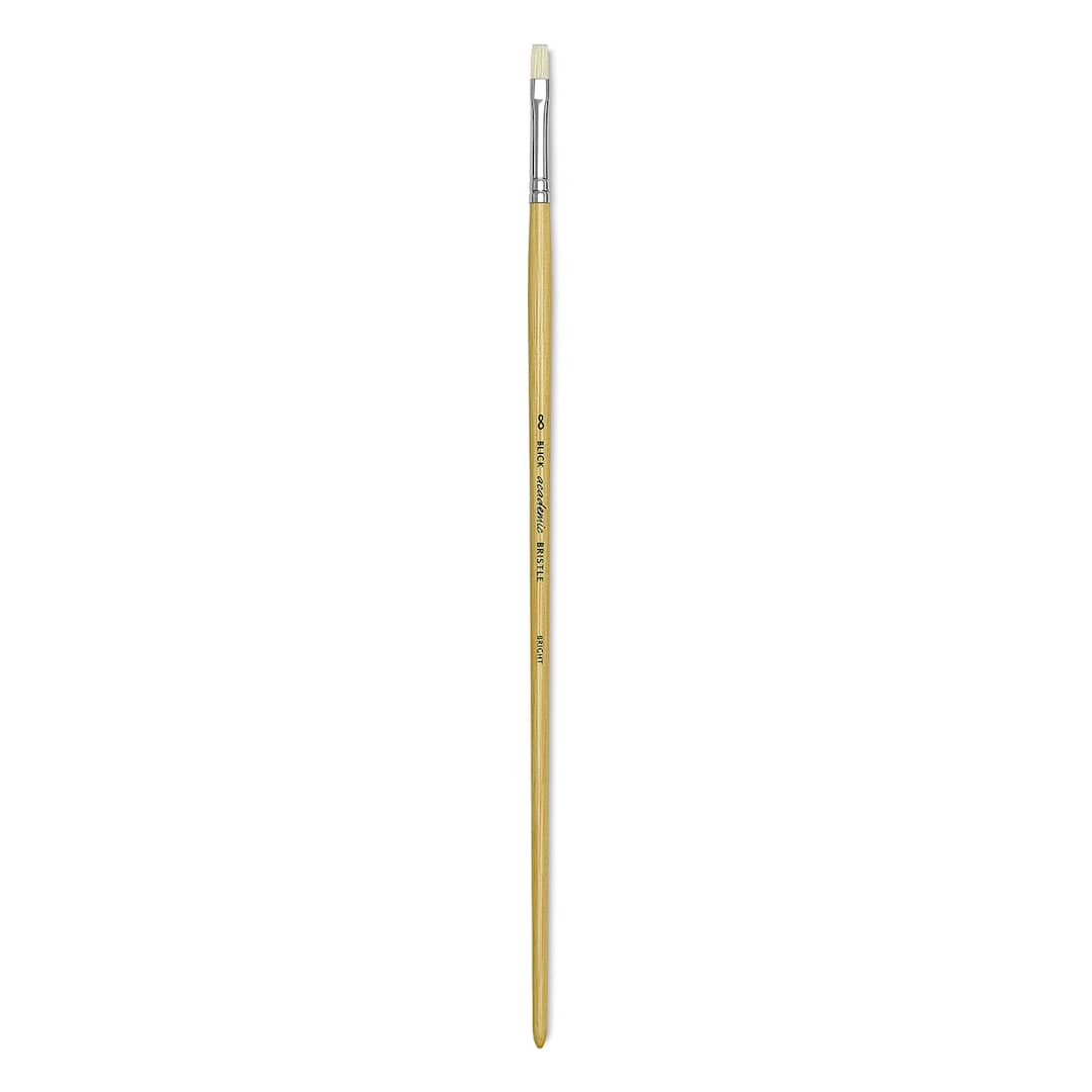 Open in modal - Blick Academic Bristle Brush - Bright, Size 8