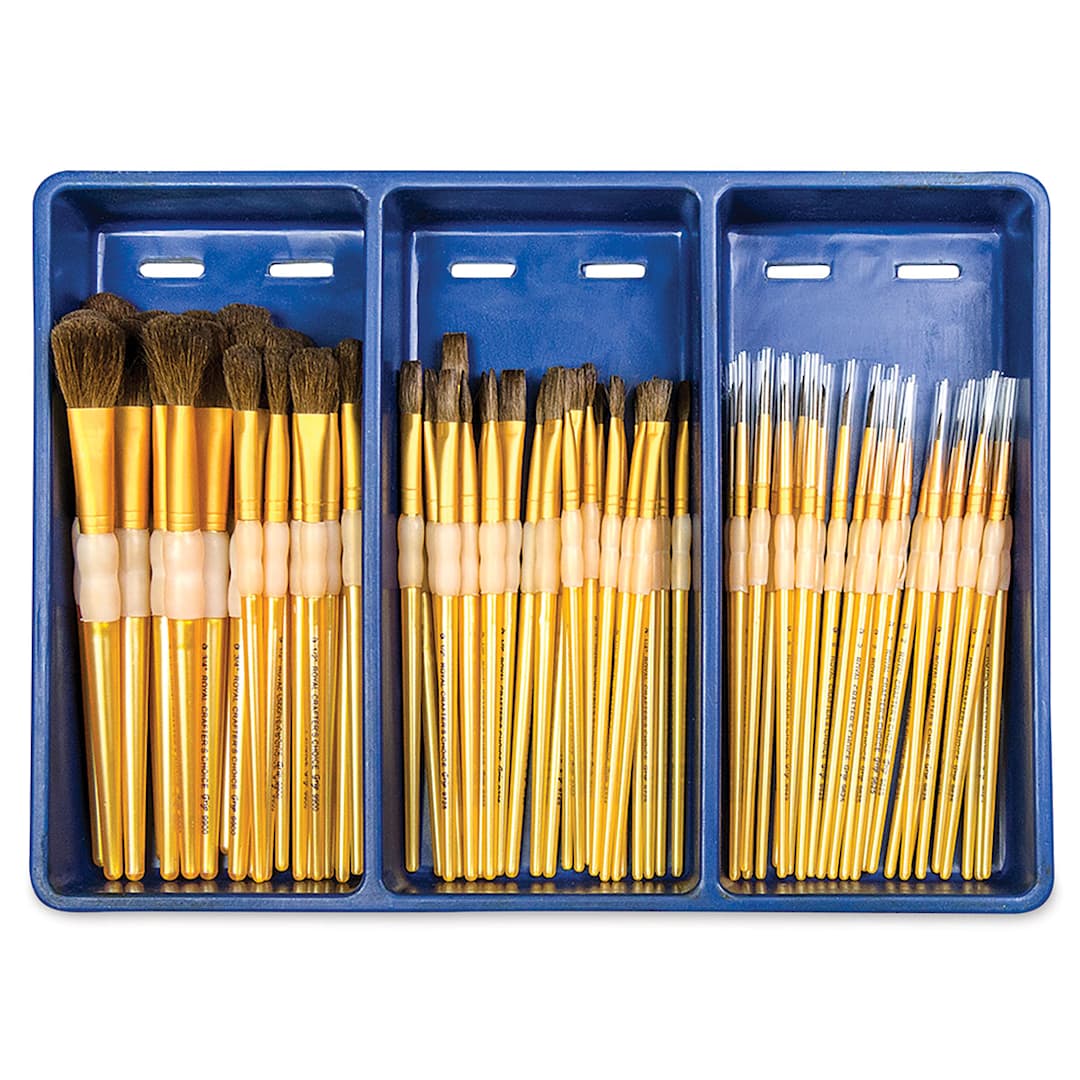 Open in modal - Royal Langnickel Brushes - Natural Hair Combo Set of 72 (Brushes in Tray)