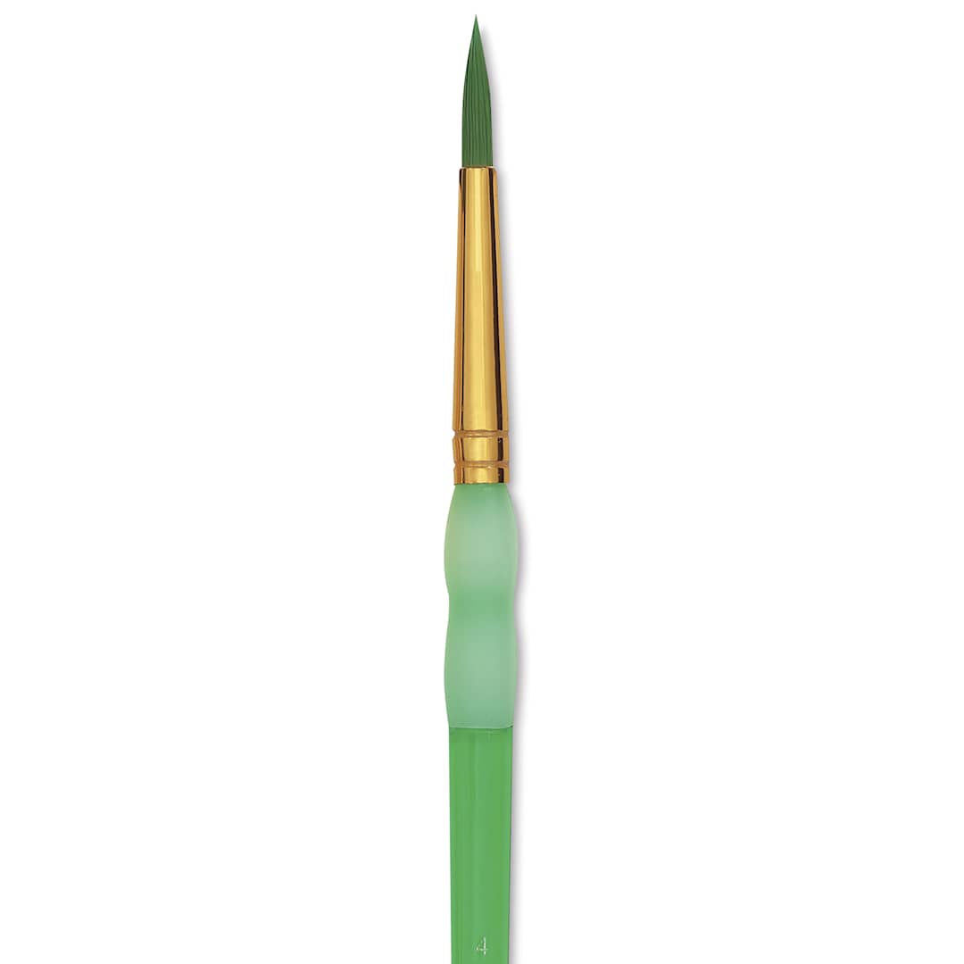 Open in modal - Royal & Langnickel Big Kids' Choice Lil' Grippers Brush - Series BK62 Round, Size 4, Short Handle