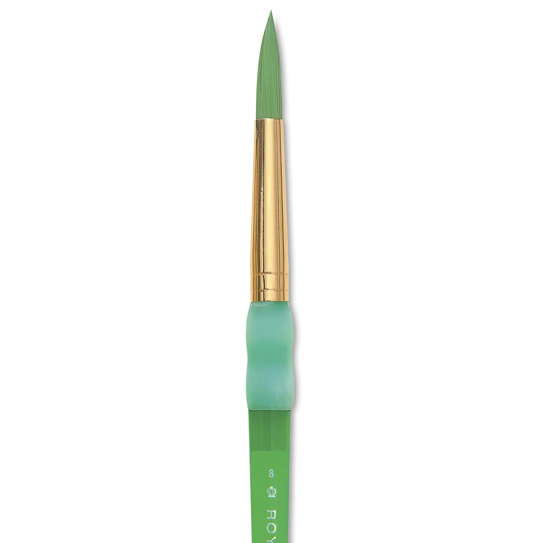 Open in modal - Royal & Langnickel Big Kids' Choice Lil' Grippers Brush - Series BK62 Round, Size 8, Short Handle