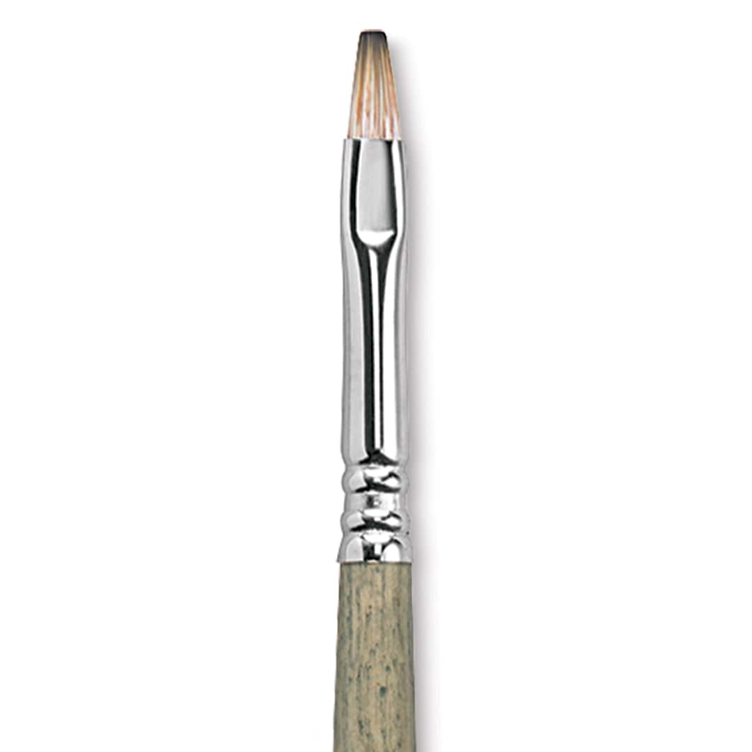 Open in modal - Escoda Tadami Synthetic Mongoose Brush - Bright, Short Handle, Size 6