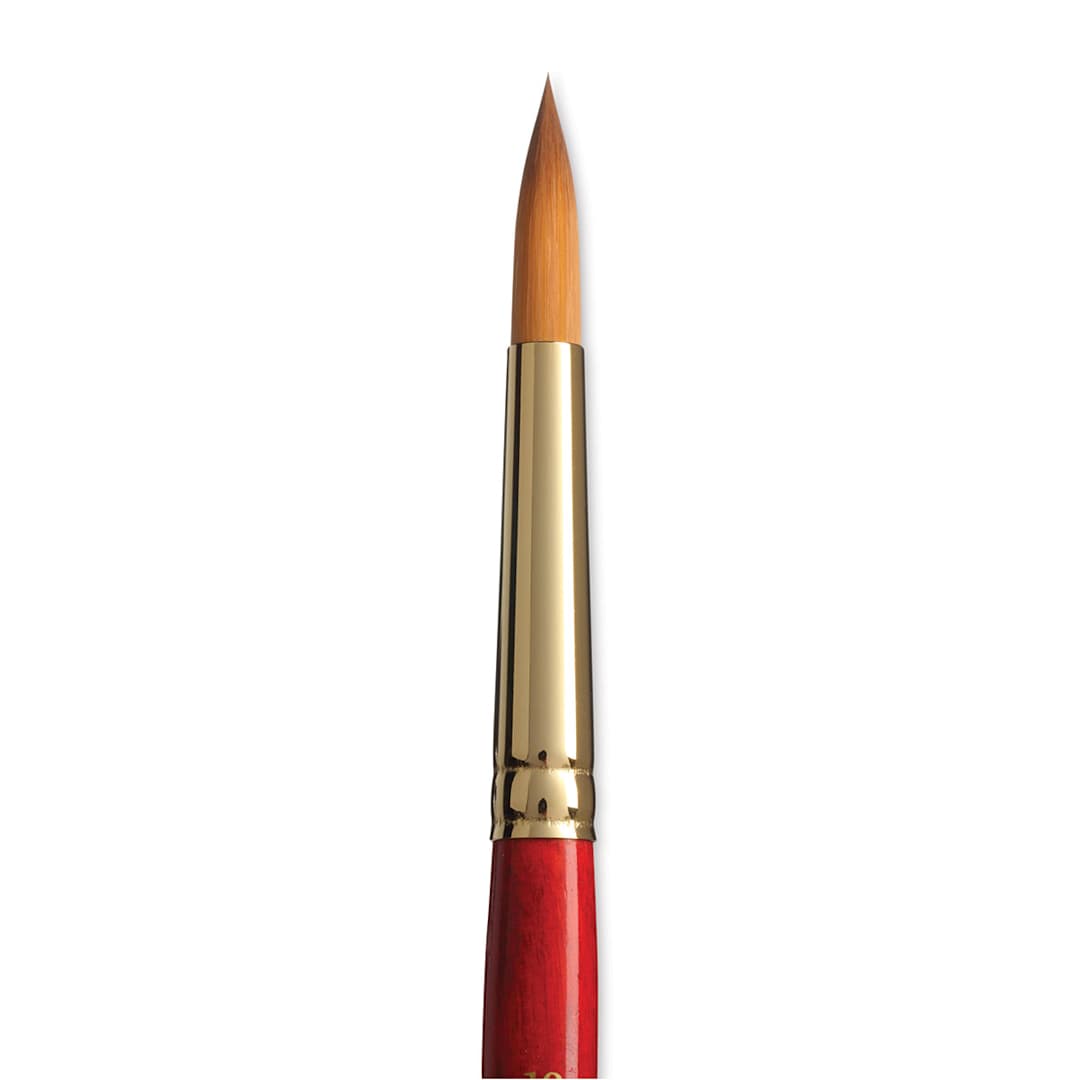 Open in modal - Princeton Heritage Sable Brush - Round, Short Handle, Size 10 close up
