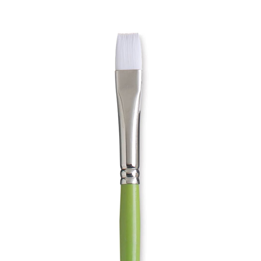 Open in modal - Princeton Snap! White Taklon Brush - Bright, Long Handle, Size 6