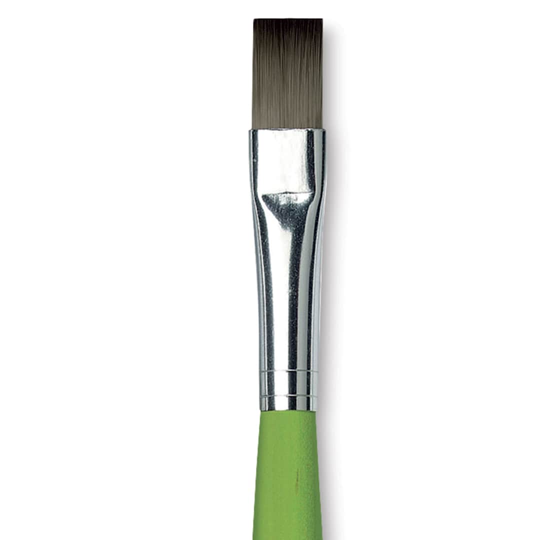 Open in modal - Da Vinci Fit For School & Hobby Brush - Flat, Size 12, Short Handle