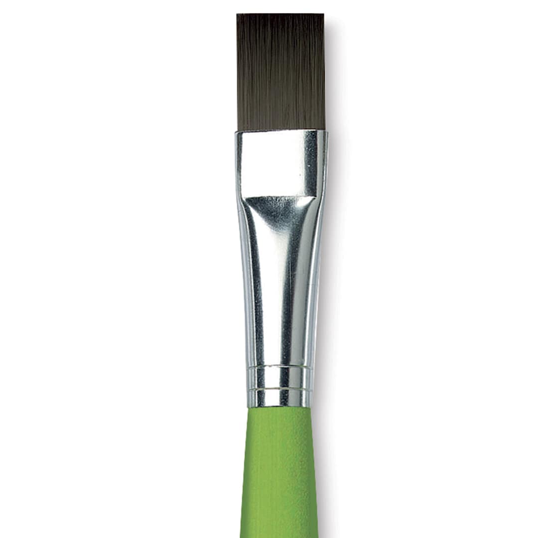 Open in modal - Da Vinci Fit For School & Hobby Brush - Flat, Size 16, Short Handle