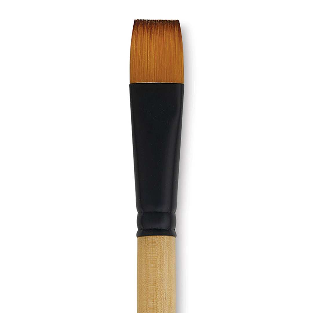 Open in modal - Dynasty Black Gold Brush - Shader, Short Handle, Size 20 close up