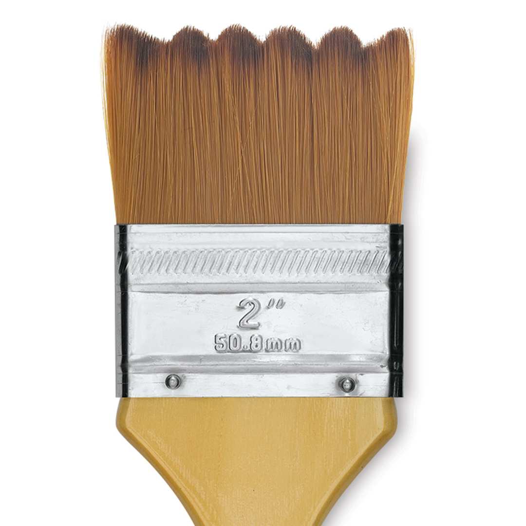 Open in modal - Dynasty Black Gold Brush - Tidal Wave, Short Handle, 2" close up