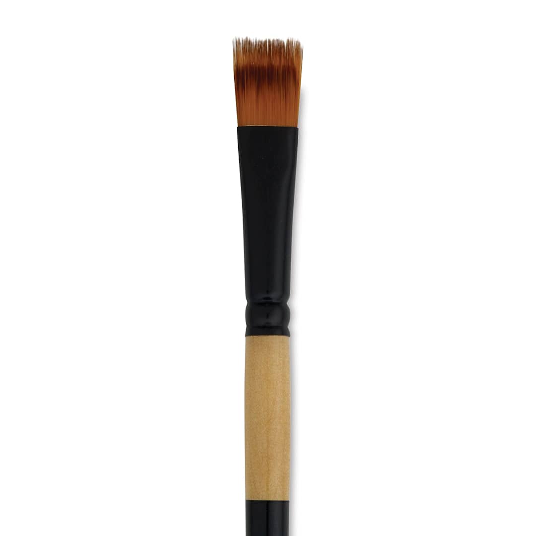 Open in modal - Dynasty Black Gold Brush - Tooth, Short Handle, Size 1/2"