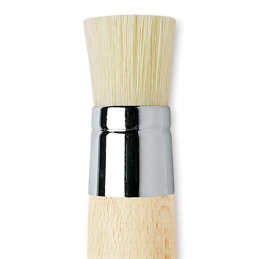 Open in modal - Da Vinci Artist Bristle Brush - Stencil Brush, Size 20 close up