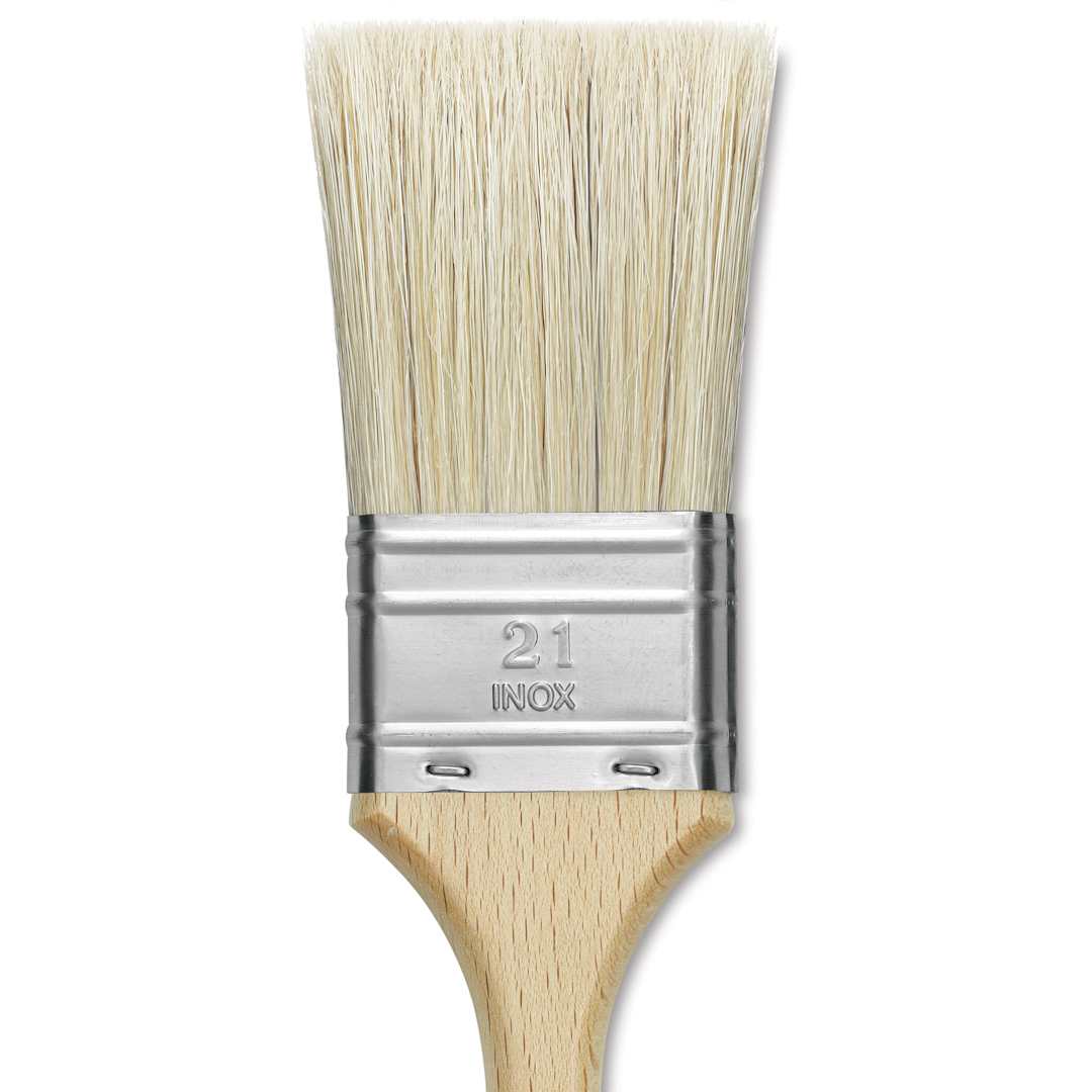 Open in modal - Escoda Natural Chungking Bristle Brush - Triple Thickness, Size 21