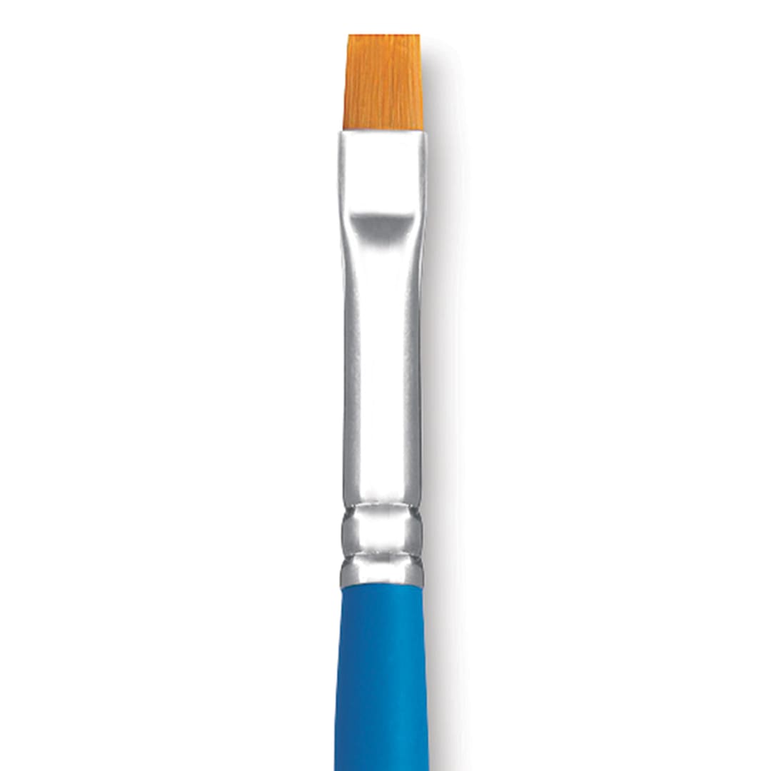 Open in modal - Princeton Select Synthetic Brush - Chisel Blender, Short Handle, Size 6 close up
