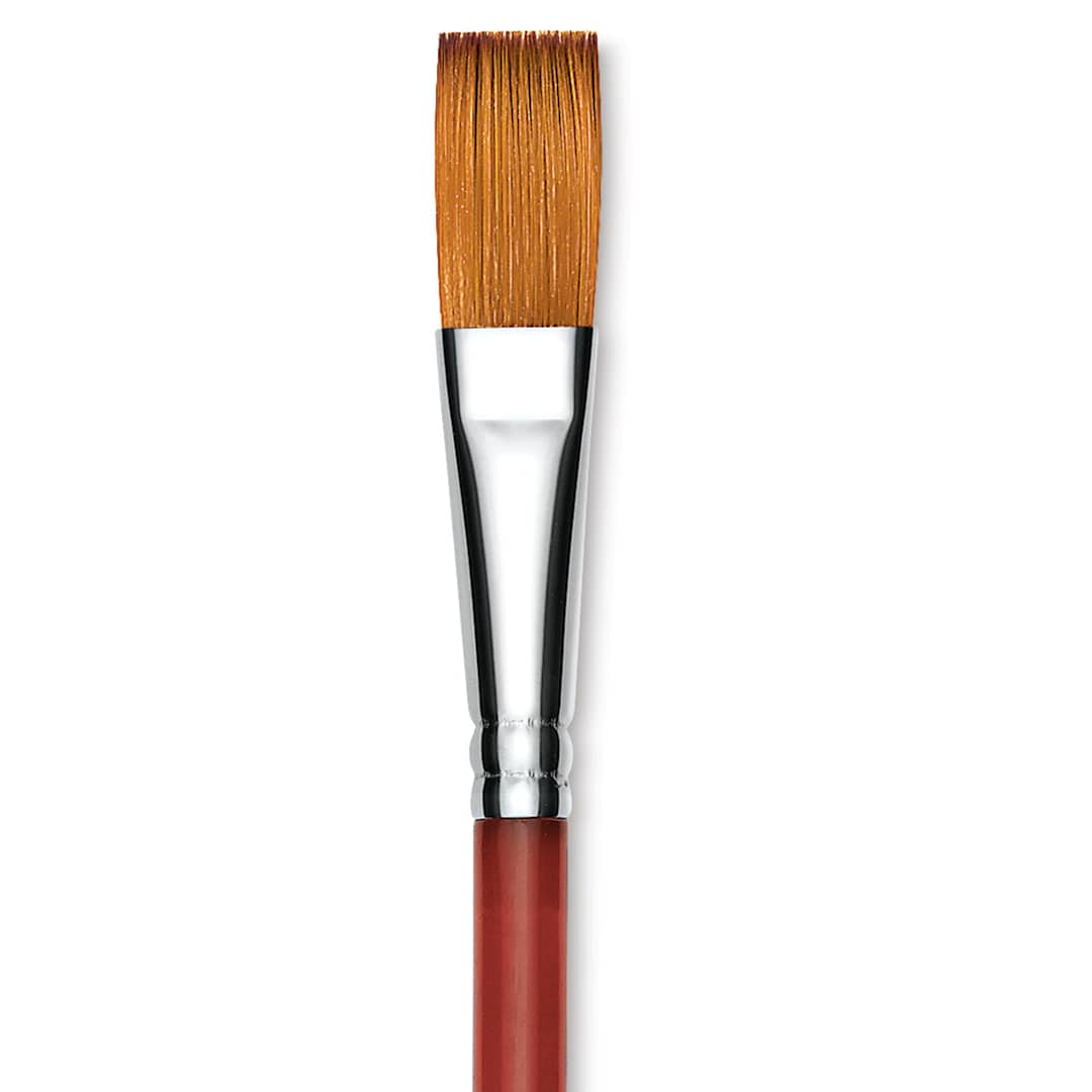 Open in modal - Princeton Velvetouch Series 3950 Synthetic Brush - Stroke, Size 1/2" close up
