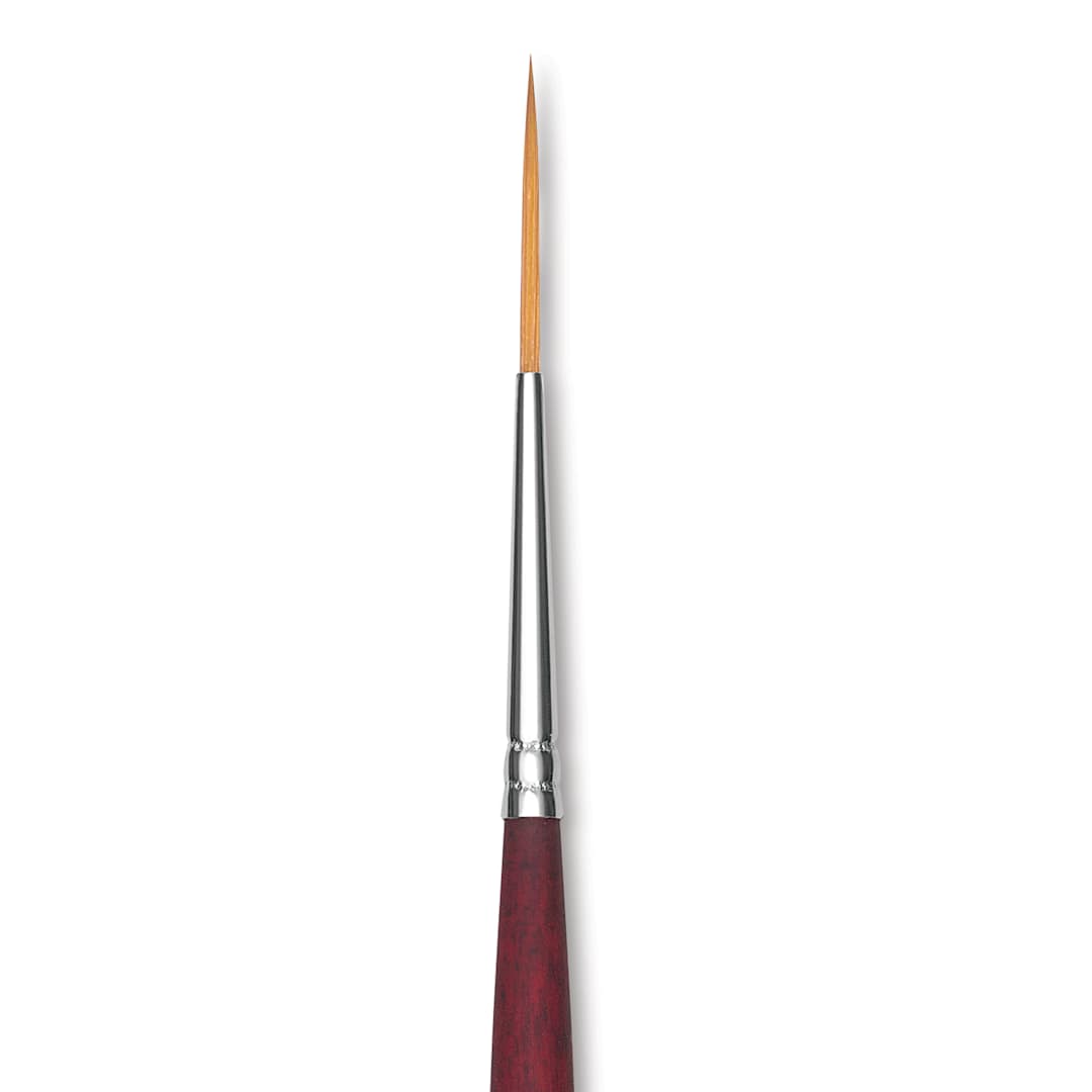 Open in modal - Princeton Velvetouch Series 3900 Synthetic Brush - Liner, Long Handle, Size 2 (close-up)