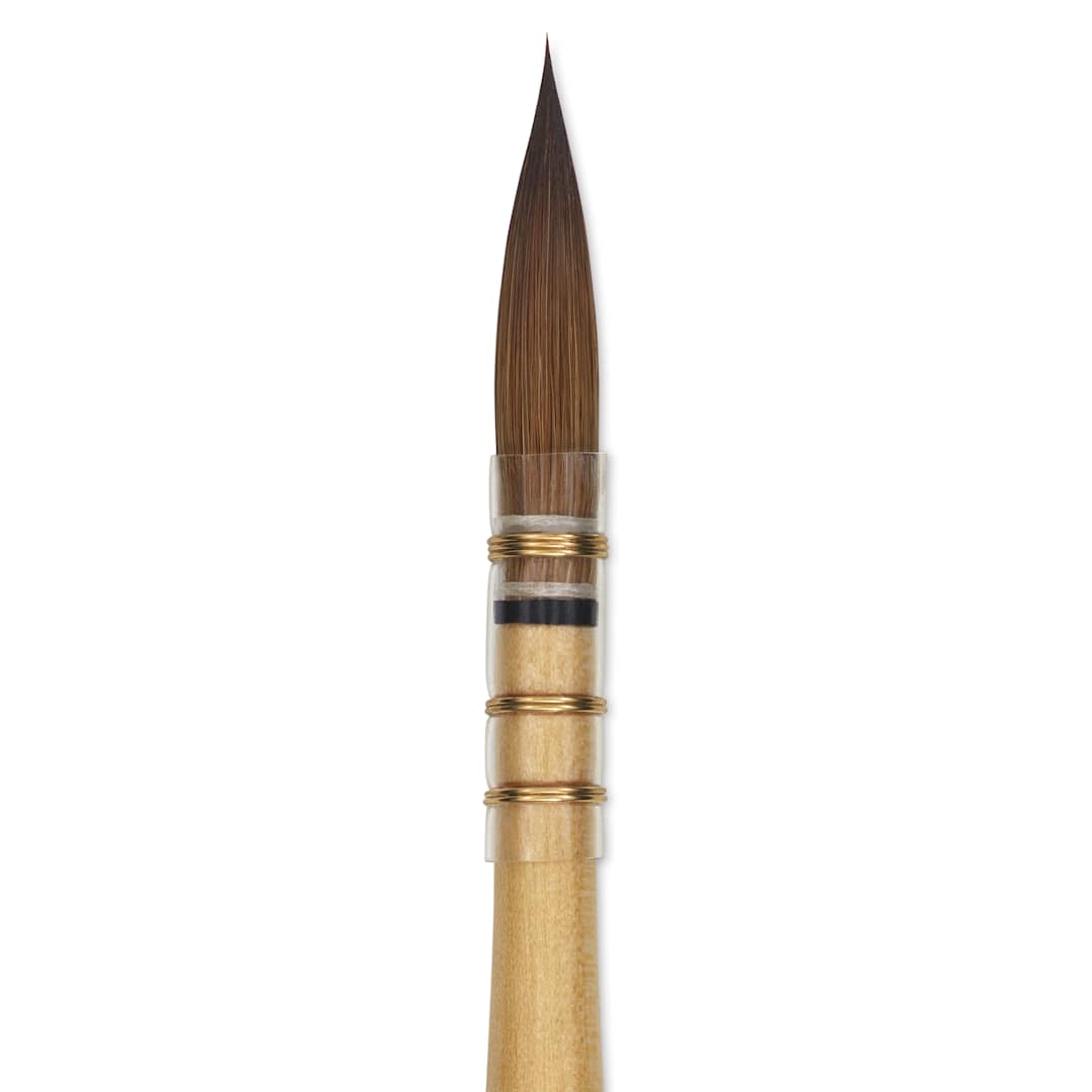 Open in modal -  Da Vinci Artissimo Kolinsky Red Sable Brush - Quill, Size 1, close-up