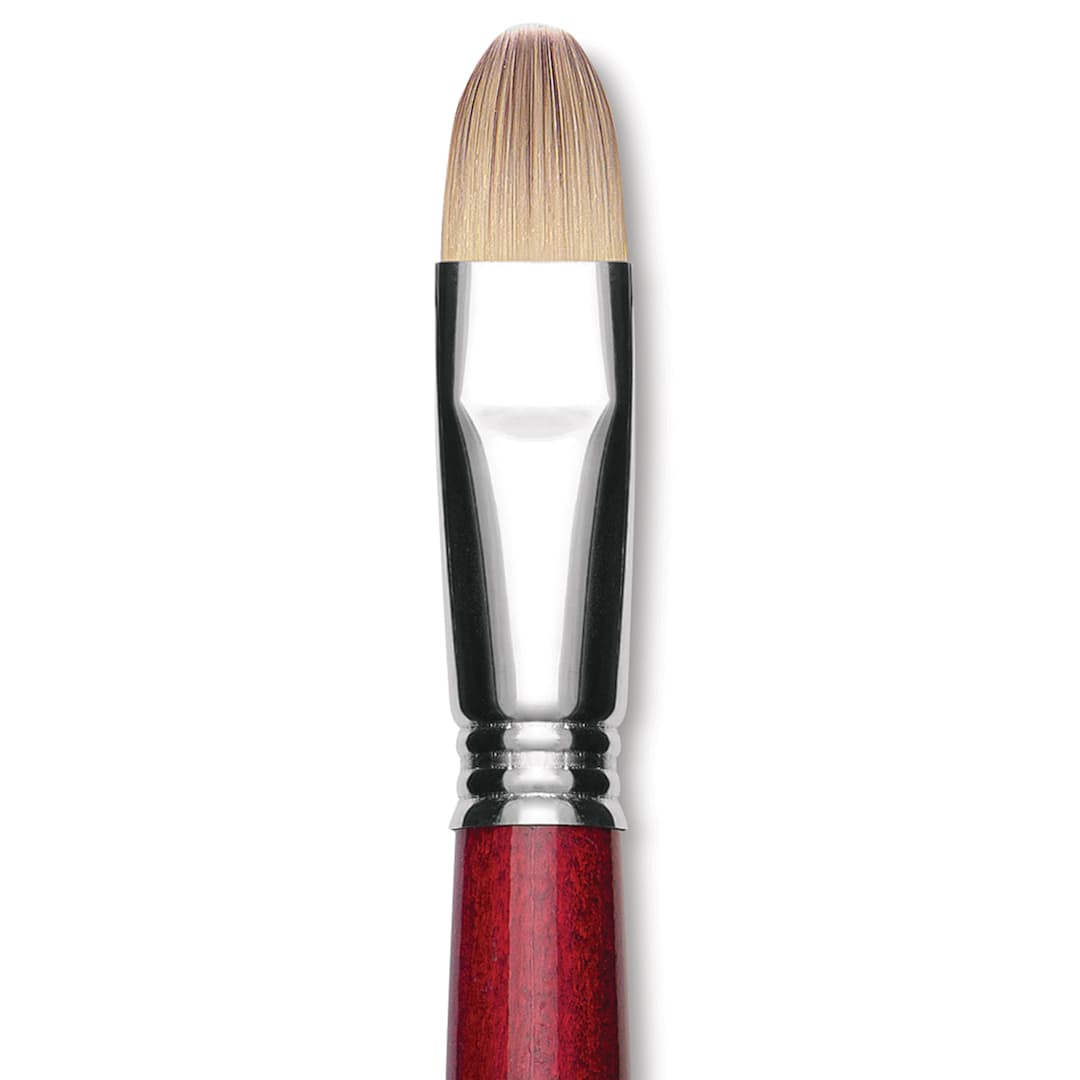 Open in modal - Escoda Opera Takatsu Synthetic Brush - Bright, Long Handle, Size 18 close up