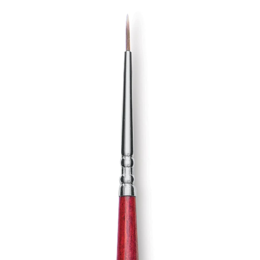 Open in modal - Escoda Opera Takatsu Synthetic Brush - Round, Long Handle, Size 2/0 close up